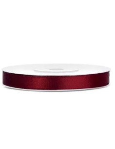 Cinta rojo intenso satín 6mm x 25tmts I Ducaval I Envíos 24/48h