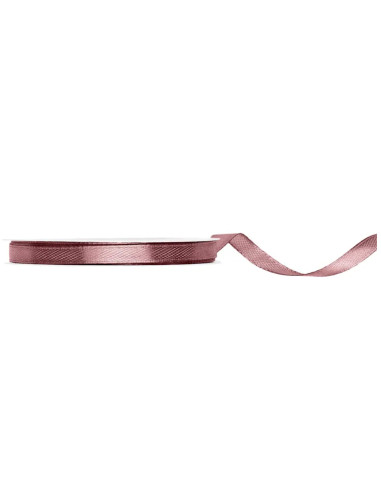 Cinta rosa empolvado oscuro satín 6mm x 25tmts I Ducaval I Envíos 24/
