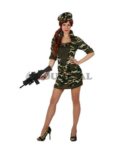Disfraz de Camuflaje militar mujer