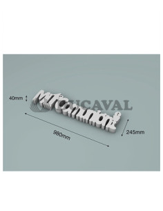 Corcho cartel Mi primera comunión 1000x250mm  Disfraces Ducaval envi