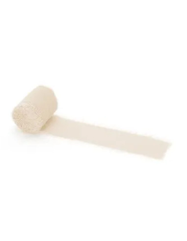 Cinta chiffon beige 40mm 5mts| Ducaval | Envías 24/48 horas 