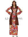 Disfraz hippie largo