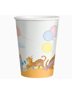 Vaso carton kittens 270cc 10ud | Ducaval | Envías 24/48 horas 