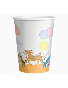 Vaso carton puppies 270cc 10ud | Ducaval | Envías 24/48 horas 