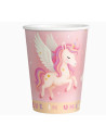 Vaso carton unicornio 270cc 10ud | Ducaval | Envías 24/48 horas 