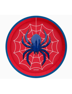 Platos cartón spider  23cm 6ud | Ducaval | Envías 24/48 horas 