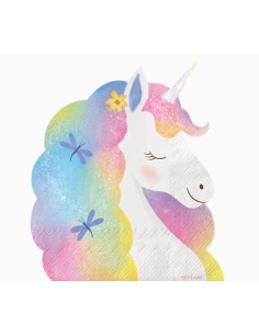 Servilleta 2c unicornio 40x33cm | Ducaval | Envías 24/48 horas 