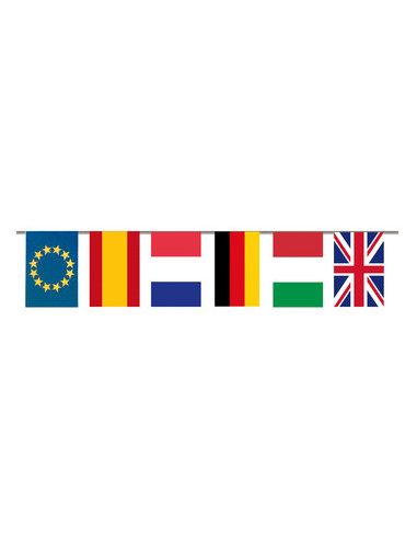 Guirnalda de Bandera Internacional – 50 Metros de Decoración Multicul