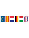 Guirnalda de Bandera Internacional – 50 Metros de Decoración Multicul