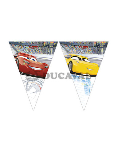 Banderín Cars 3 m  Disfraces Ducaval