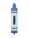 Globo foil crayon azul 23x104cm| Ducaval | Envías 24/48 horas 