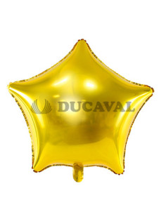 Globo foil estrella oro 48CM