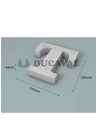 Letra T corcho 200X40mm  Disfraces Ducaval