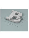 Letra B corcho 200X40mm  Ducaval envios 24/48 horas