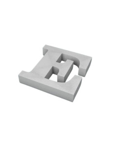 Letra E corcho 200X40mm  Ducaval envios 24/48 horas