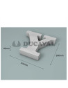 Letra Y corcho 200X40mm  Disfraces Ducaval
