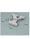 Letra Y corcho 200X40mm  Disfraces Ducaval