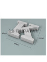 Letra K corcho 200X40mm  Disfraces Ducaval