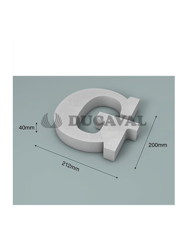 Letra G corcho 200X40mm. Ducaval envios 24/48 horas