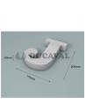 Letra J corcho 200X40mm