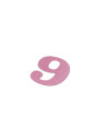 Numero 8 con purpurina rosa | Ducaval | Envíos 24/48 horas