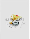 Trofeo de papel base de corcho 200x185mm. Ducaval envios 24/48 horas 