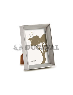 Portafoto plástico moldulra plata 10x15cm  Disfraces Ducaval