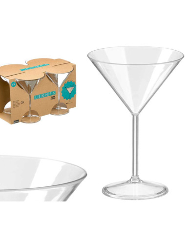 Set 4 copas 260ml acrílico | Ducaval | Envías 24/48 horas 