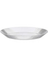 Plato de rayas transparente 23cm | Ducaval | Envías 24/48 horas 