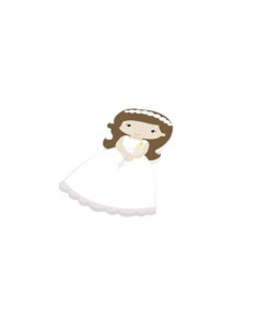Niña comunion 25 cm x 14 cm | Ducaval | Envíos 24/48 horas