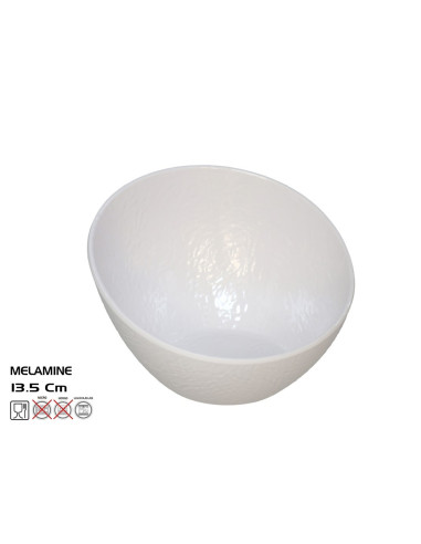 Bowl 13,5x12,5 cm blanco  melamine | Ducaval | Envías 24/48 horas 