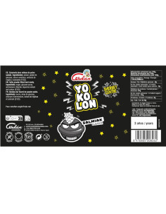 Bolón Yokolon regaliz relleno salmiak  | Ducaval | Envías 24/48 horas