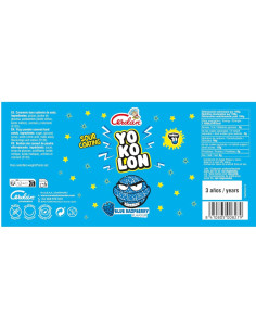 Bolón Yokolon frambuesa pintalenguas azul | Ducaval | Envías 24/48 ho