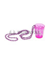 Collar vaso chupito rosa