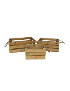 Caja de madera warren natural | Ducaval | Envías 24/48 horas 