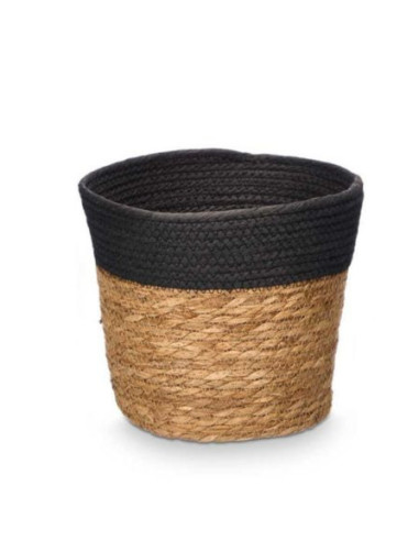 Cesto redondo alto negro17x14cm | Ducaval | Envíos 24/48 horas