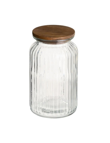 Tarro provence 1200ml vidrio y bambú | Ducaval | Envías 24/48 horas 