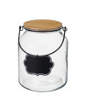 Tarro vidrio bambú 3100ml | Ducaval | Envías 24/48 horas 