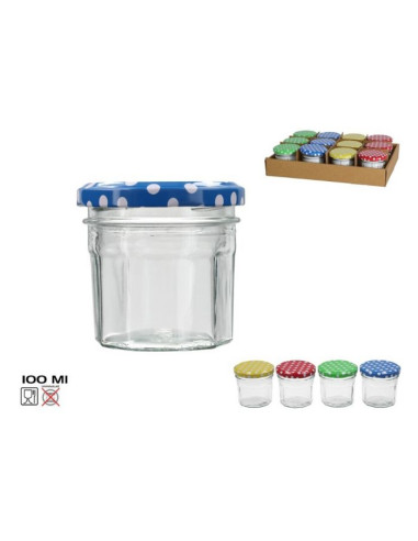 Tarro Cristal Siena Tapa Surt 100ML | Ducaval | Envías 24/48 horas 