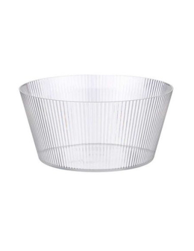 Bol rayas transparente 4 litros | Ducaval | Envías 24/48 horas 