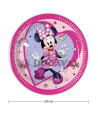 Platos Minnie Mouse 20cm 8U