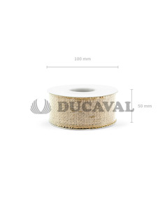 Cinta de yute 4 X 500cm  Disfraces Ducaval