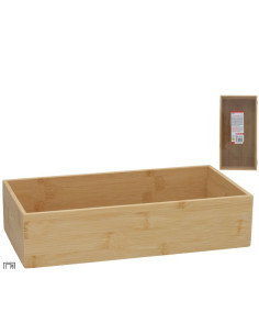 Caja bambú multiusos 30x15x7cm | Ducaval | Envías 24/48 horas 