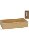 Caja bambú multiusos 30x15x7cm | Ducaval | Envías 24/48 horas 