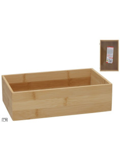 Caja bambú multiusos 25x15x7cm | Ducaval | Envías 24/48 horas 
