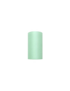 Tul verde menta en rollo 8cmX20m