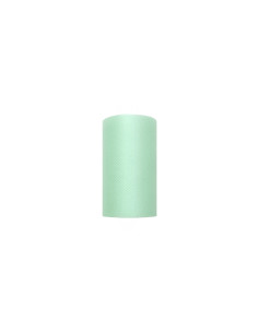 Tul verde menta en rollo 8cmX20m