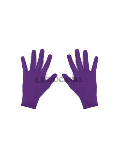 Guantes cortos adulto morado | Ducaval | Envío 24/48h