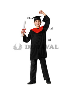 Disfraz licenciado rojo  Disfraces Ducaval