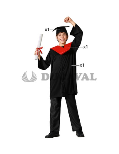 Disfraz licenciado rojo  Disfraces Ducaval